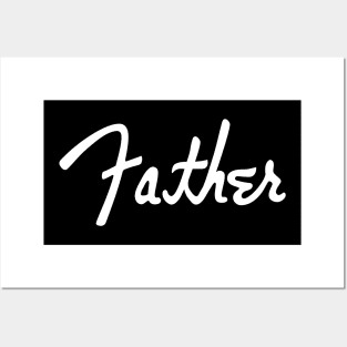 Guitar Father Logo Posters and Art